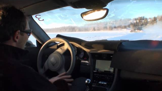 Watch the 2012 Porsche 911 slide across the Arctic Circle